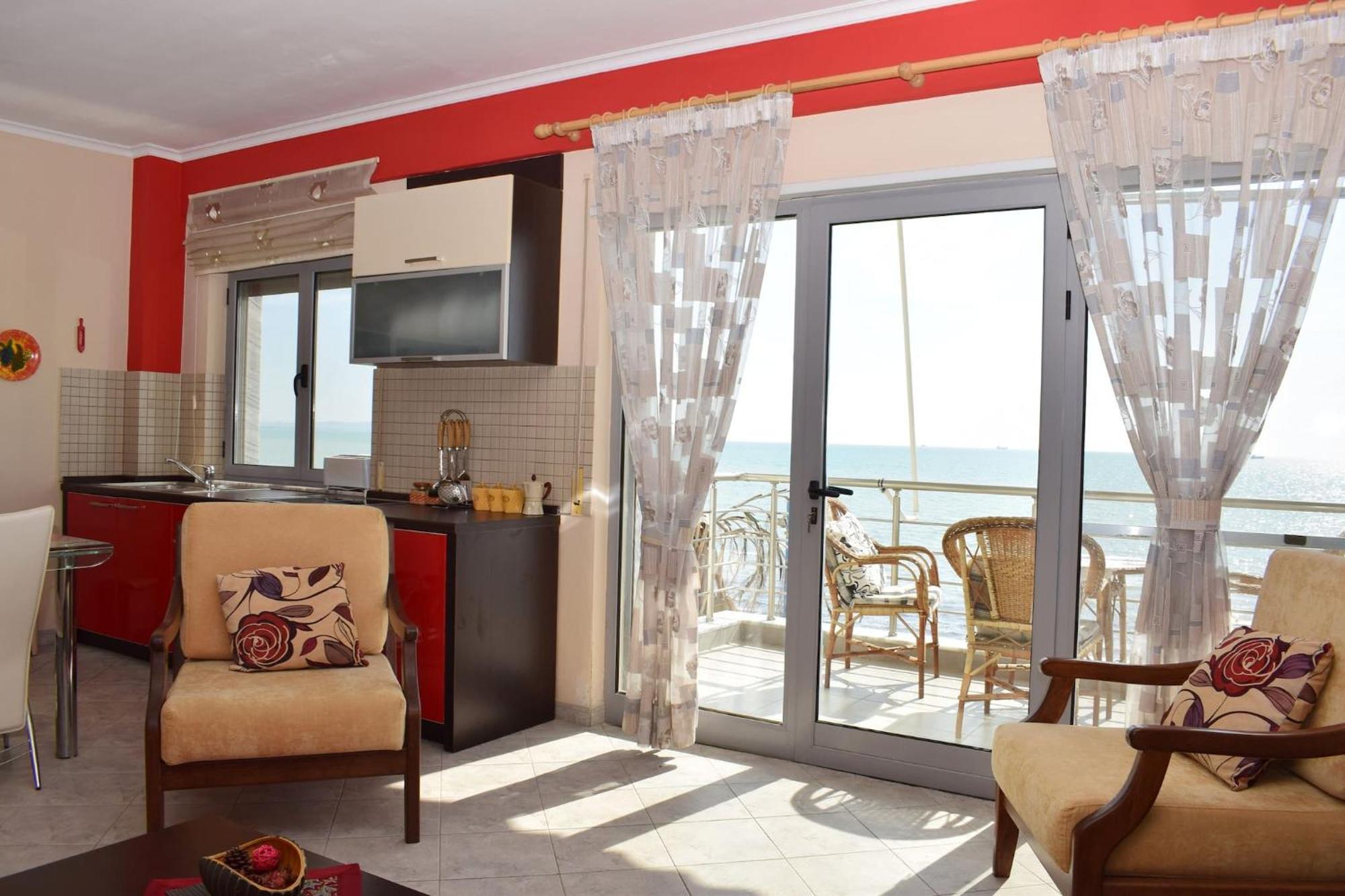 Sea View Apartments In ดูร์เรส ภายนอก รูปภาพ