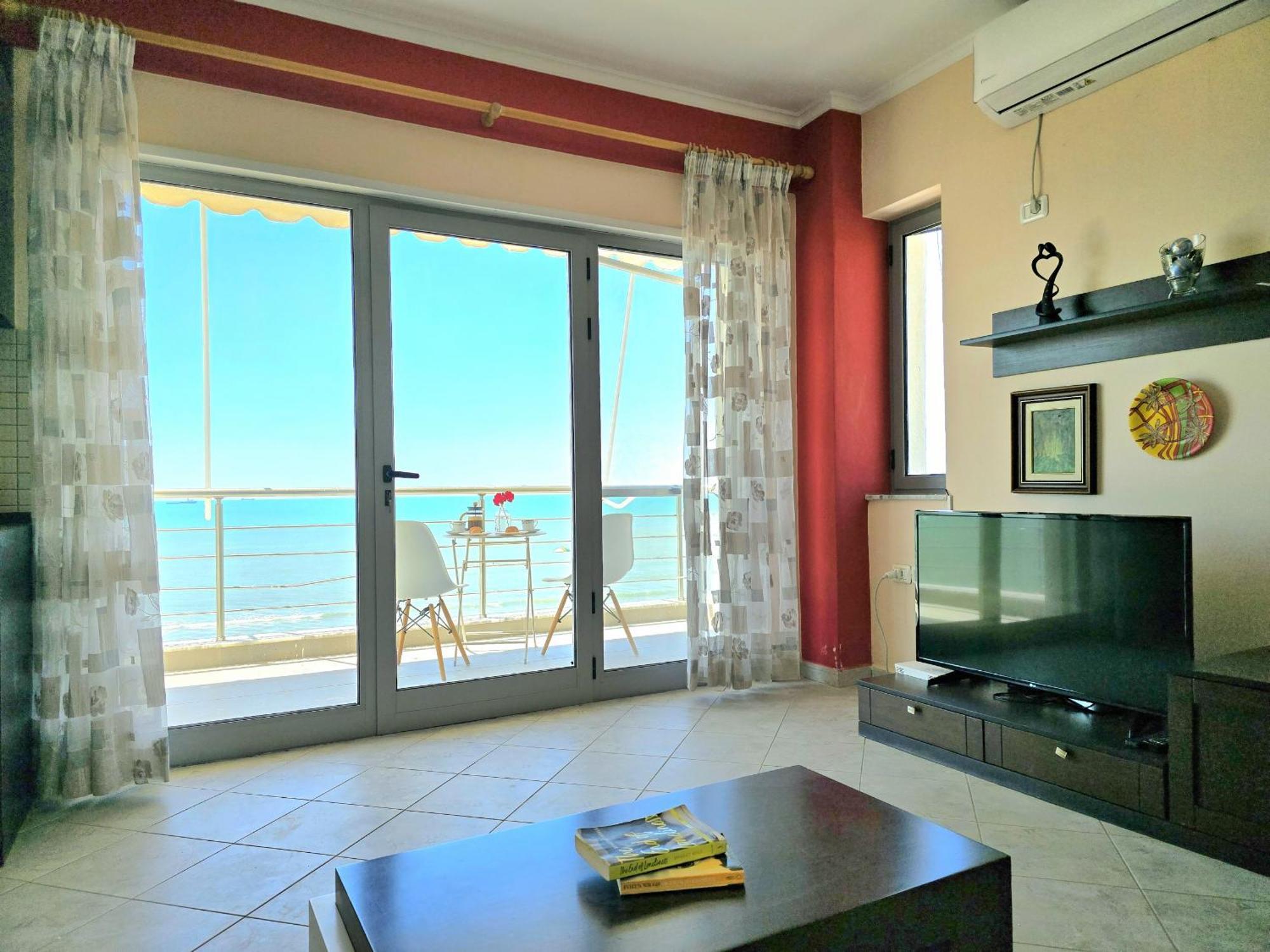 Sea View Apartments In ดูร์เรส ภายนอก รูปภาพ