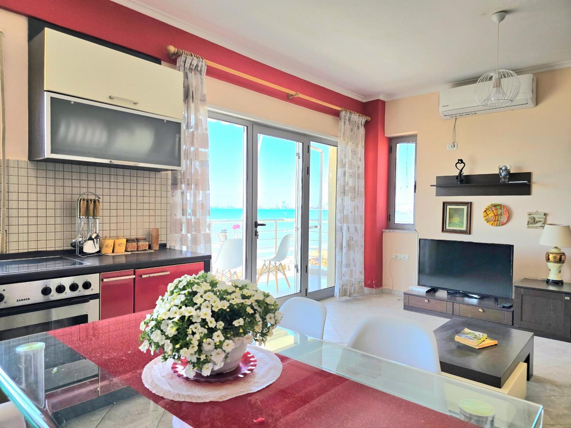 Sea View Apartments In ดูร์เรส ภายนอก รูปภาพ