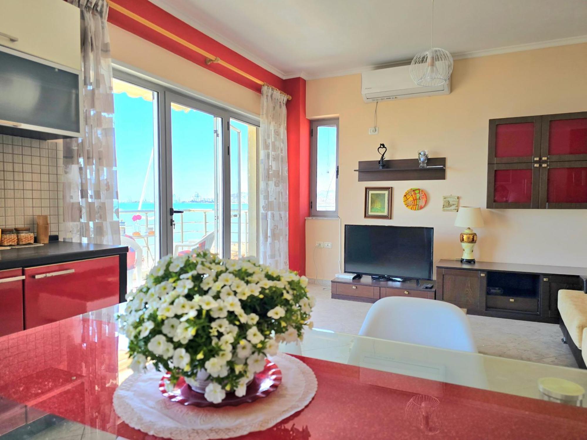 Sea View Apartments In ดูร์เรส ภายนอก รูปภาพ