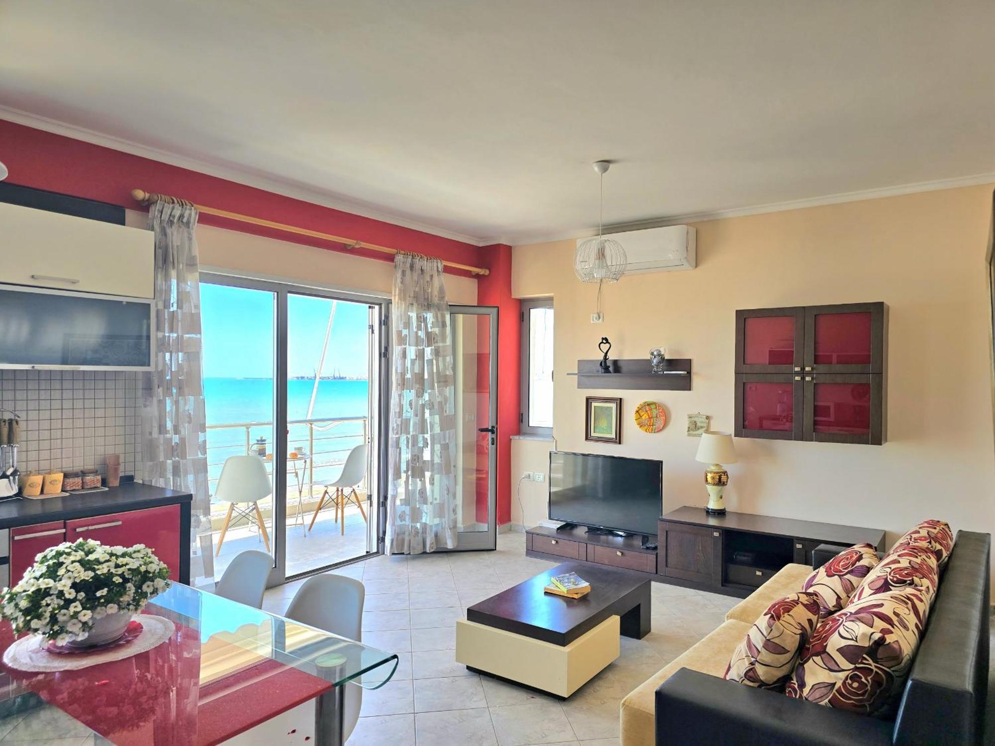 Sea View Apartments In ดูร์เรส ภายนอก รูปภาพ