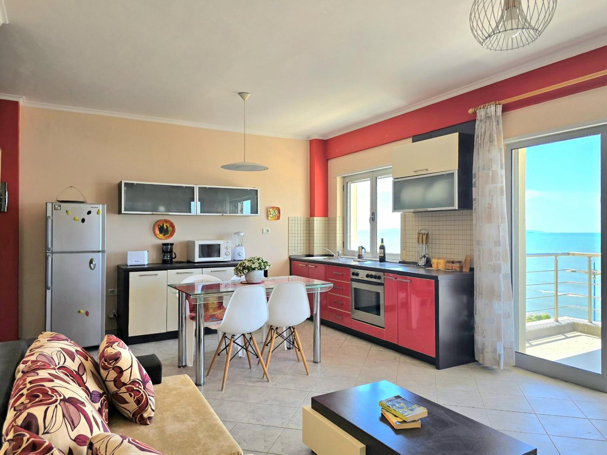 Sea View Apartments In ดูร์เรส ภายนอก รูปภาพ