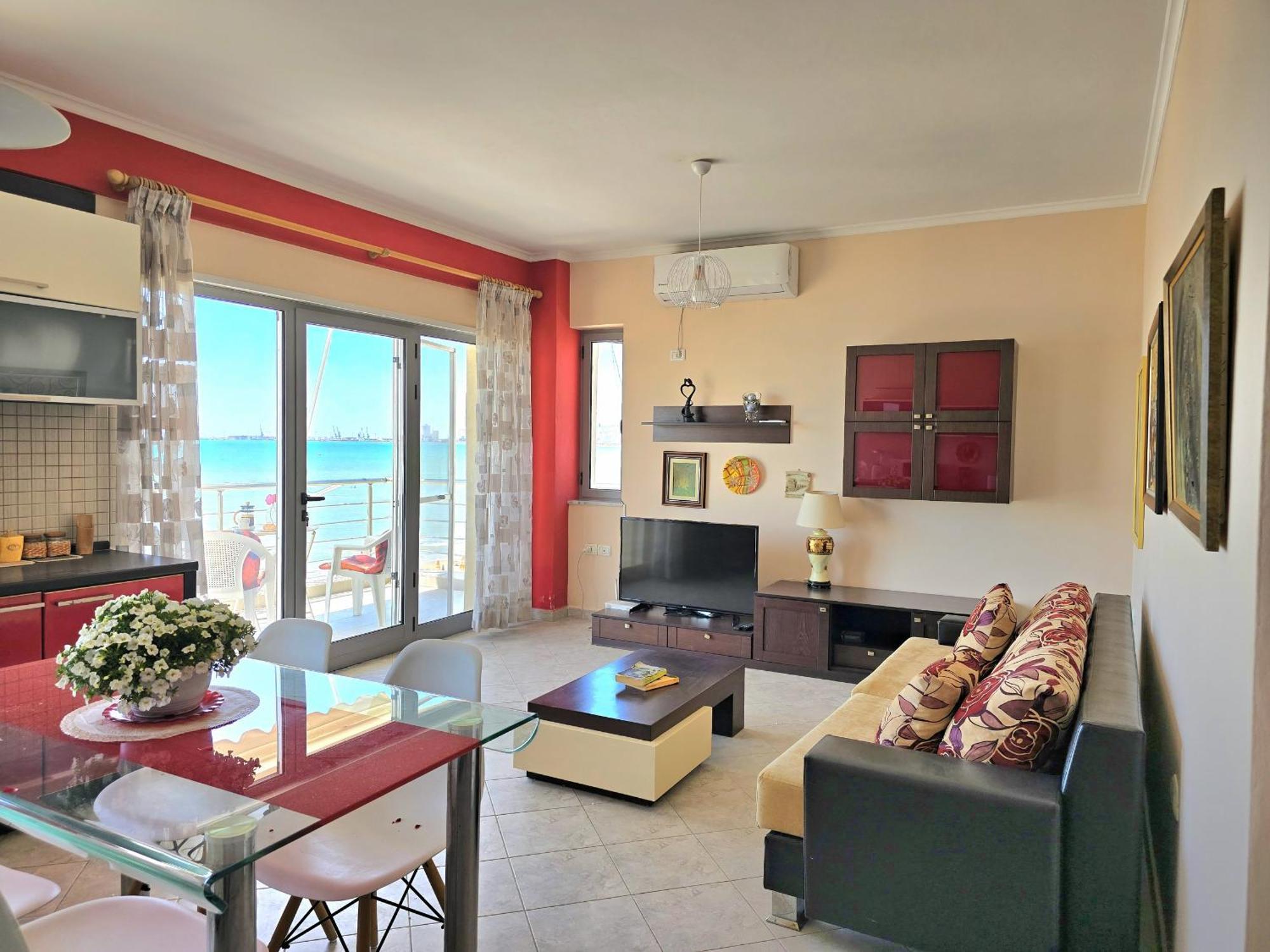 Sea View Apartments In ดูร์เรส ภายนอก รูปภาพ