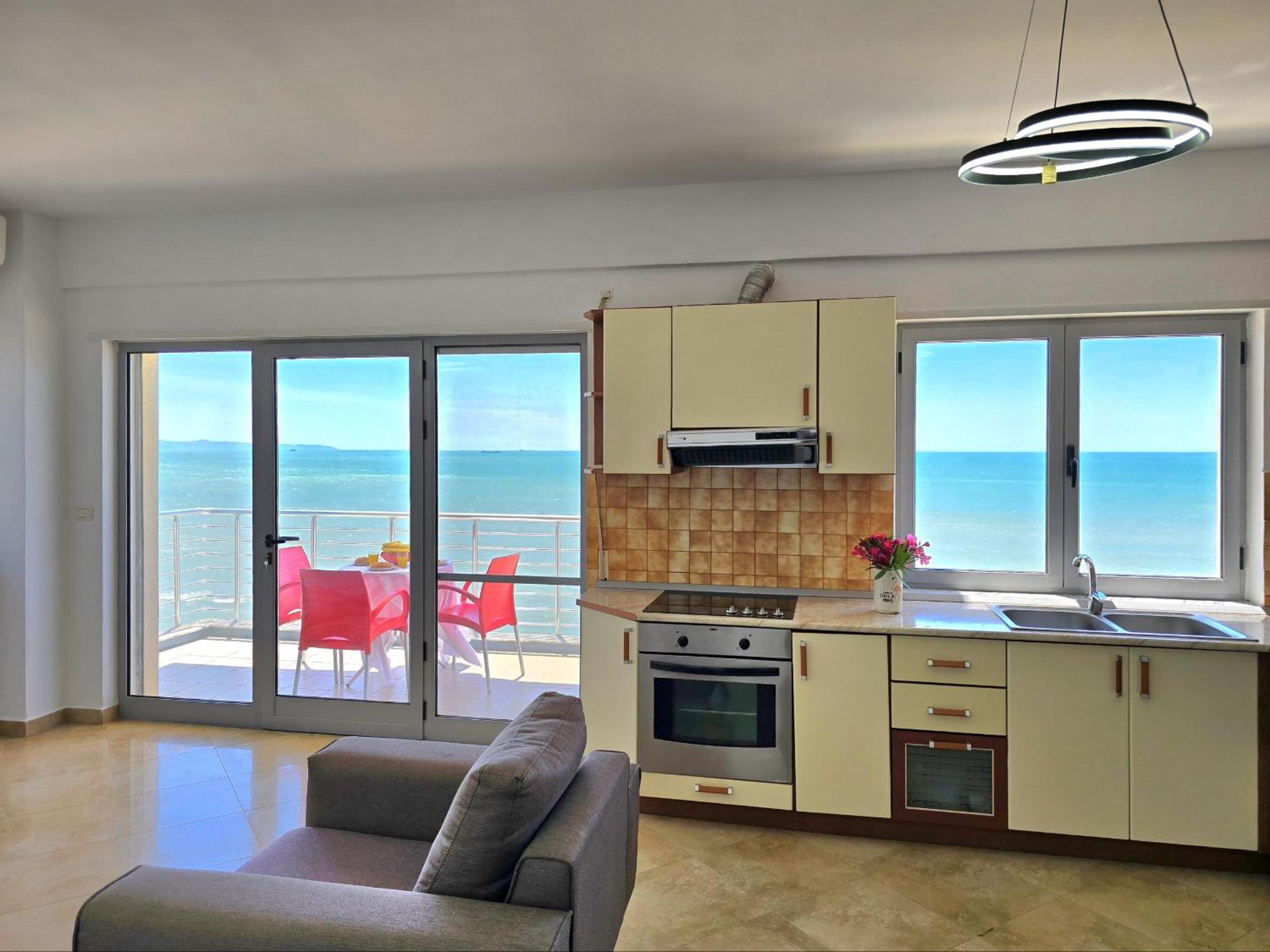Sea View Apartments In ดูร์เรส ภายนอก รูปภาพ