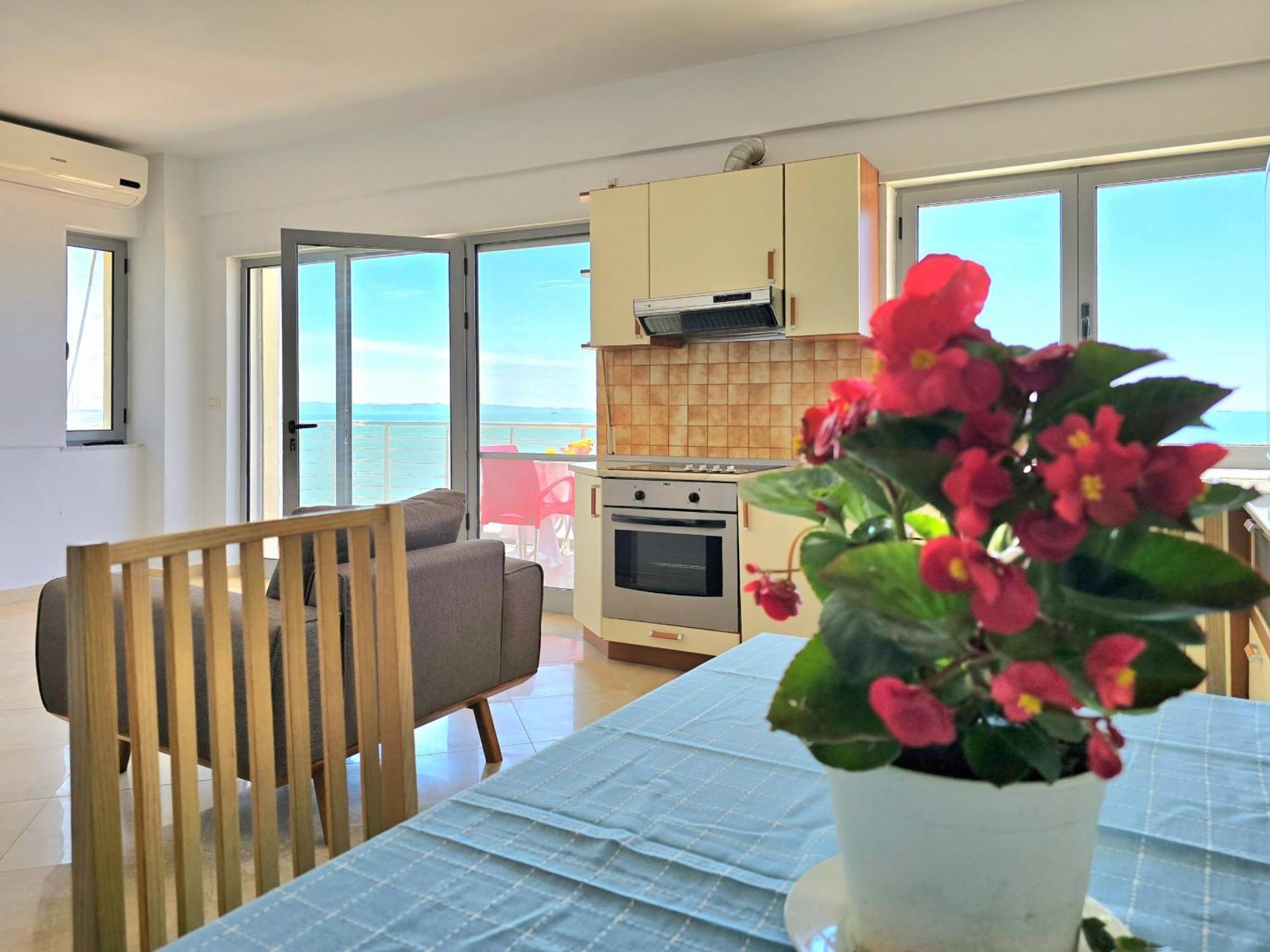 Sea View Apartments In ดูร์เรส ภายนอก รูปภาพ