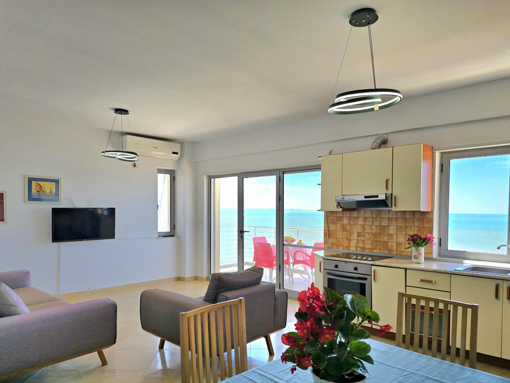 Sea View Apartments In ดูร์เรส ภายนอก รูปภาพ